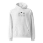 Rock Paper Scissors Relaxed Fit Hoodie - White Heather