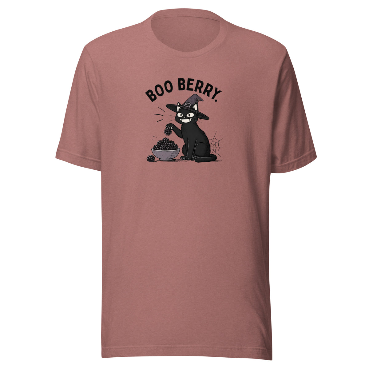 Boo Berry T-Shirt in Heather Mauve, front