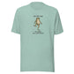On My Way to Make the Vibes Weird T-Shirt in Heather Prism Dusty Blue, front