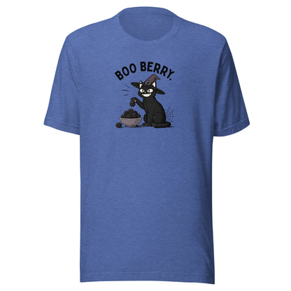 Boo Berry T-Shirt in Heather True Royal, front