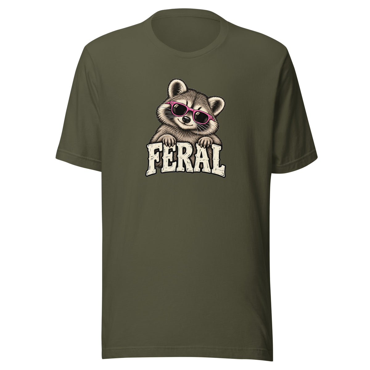 Feral Raccoon Everyday T-Shirt