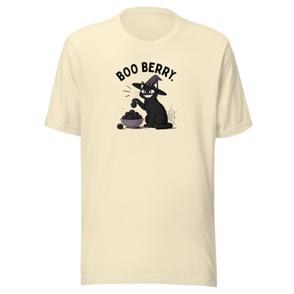 Boo Berry T-Shirt in Natural, front