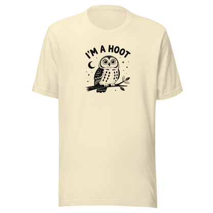 I'm a Hoot T-Shirt in Natural, front