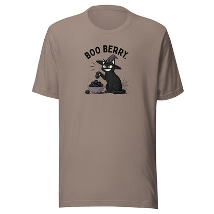 Boo Berry T-Shirt in Pebble, front
