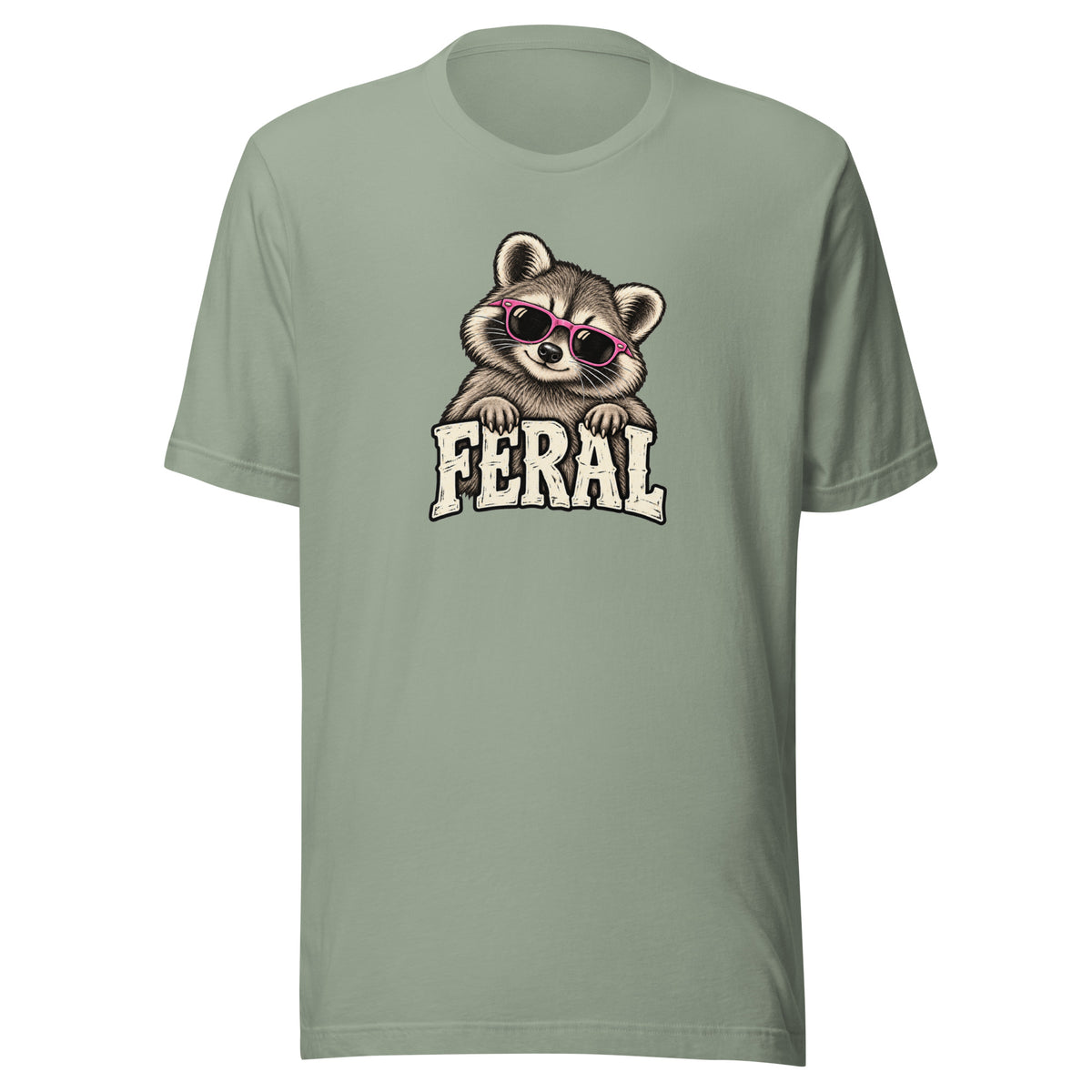 Feral Raccoon Everyday T-Shirt