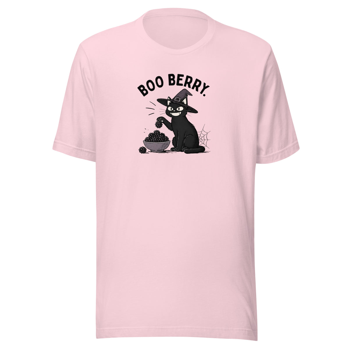 Boo Berry T-Shirt in Soft Pink, front