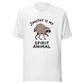 Jimothy Is My Spirit Animal Everyday T-Shirt - Solid White Blend