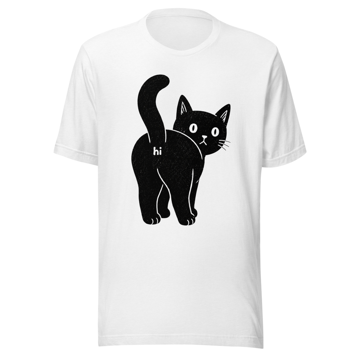 Sh!tty Kitty Everyday T-Shirt - Solid White Blend