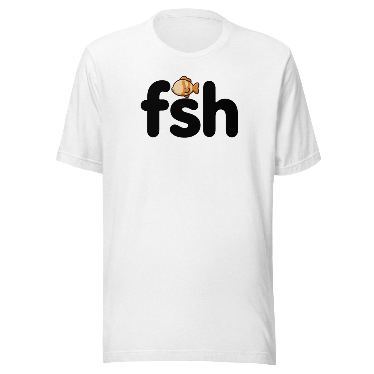 What Do You Call a Fish With No Eye? Everyday T-Shirt - Solid White Blend