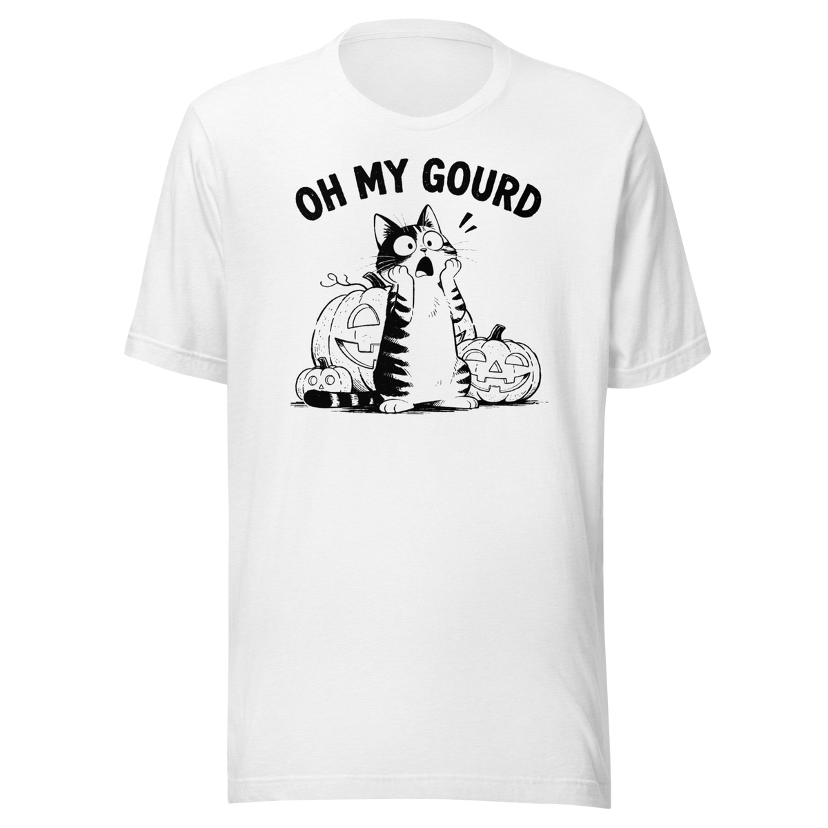 Oh My Gourd Everyday T-Shirt - Solid White Blend