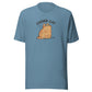 Chonk Cat T-Shirt in Steel Blue, front