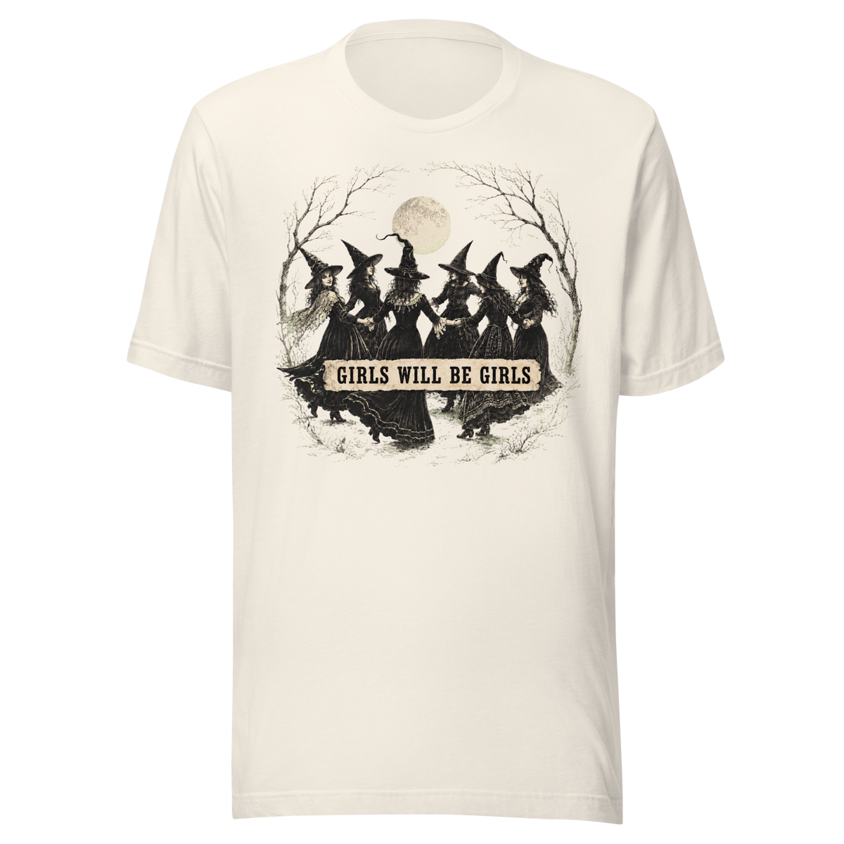 Girls Will Be Girls Everyday T-Shirt - Vintage White
