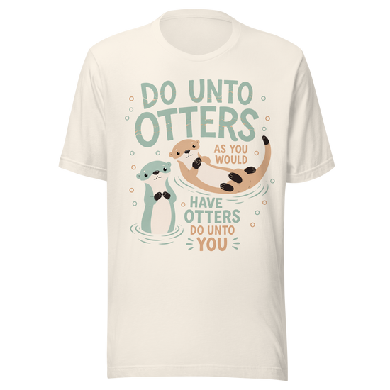 Do Unto Otters Everyday T-Shirt - Vintage White