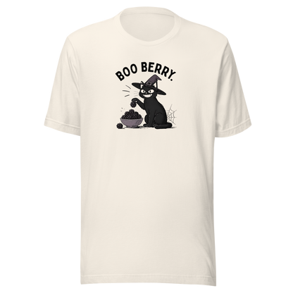 Boo Berry T-Shirt in Vintage White, front