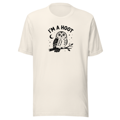 I'm a Hoot T-Shirt in Vintage White, front
