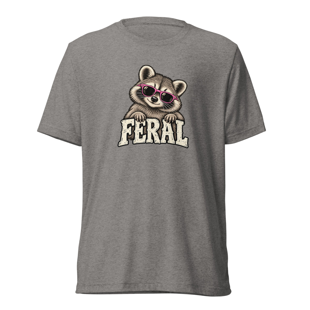 Feral Raccoon Lightweight T-Shirt
