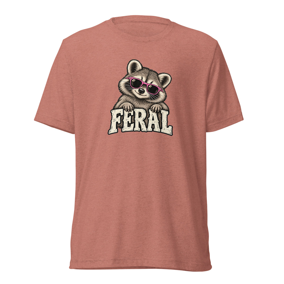 Feral Raccoon Lightweight T-Shirt
