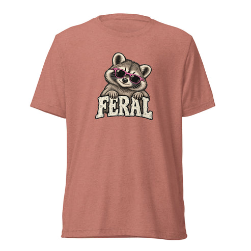 Feral Raccoon Lightweight T-Shirt