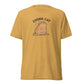 Chonk Cat T-Shirt in Mustard Triblend, front