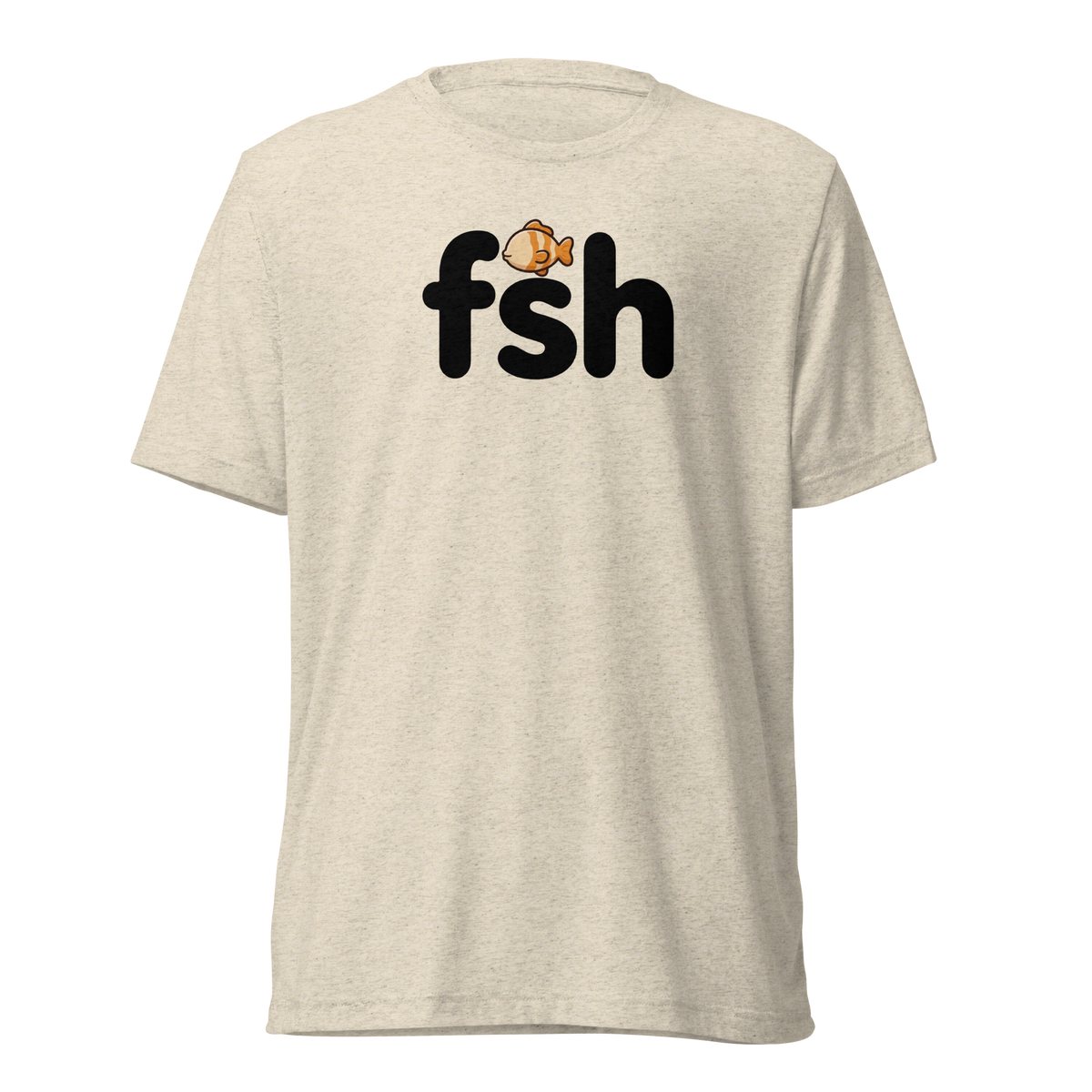 What Do You Call a Fish With No Eye? Lightweight T-Shirt - Oatmeal Triblend