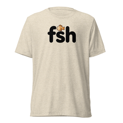What Do You Call a Fish With No Eye? Lightweight T-Shirt - Oatmeal Triblend