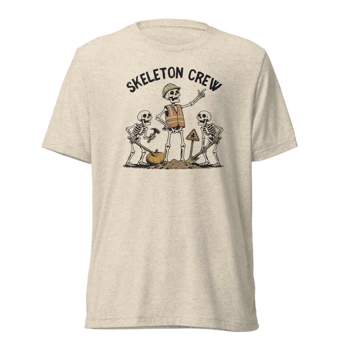 Skeleton Crew Lightweight T-Shirt - Oatmeal Triblend