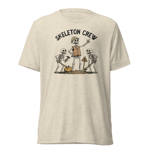Skeleton Crew Lightweight T-Shirt - Oatmeal Triblend