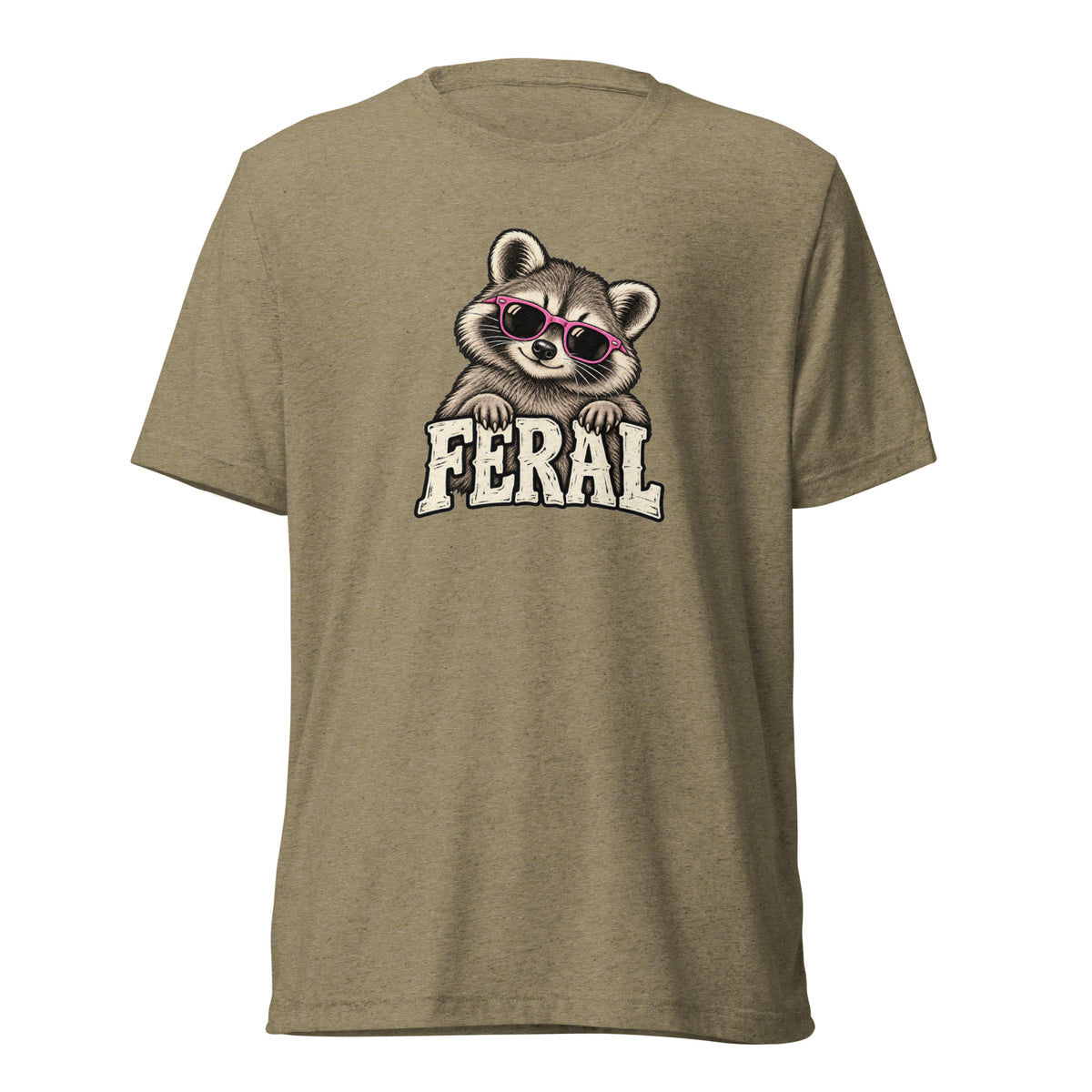 Feral Raccoon Lightweight T-Shirt
