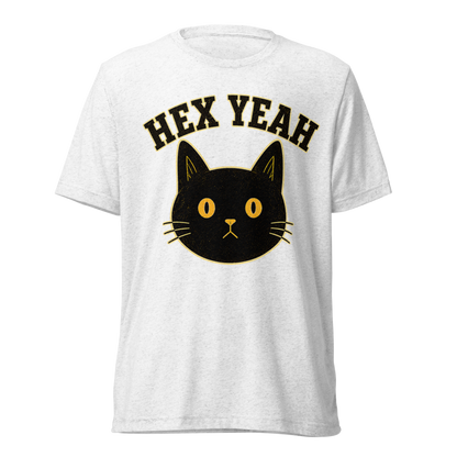 Hex Yeah Lightweight T-Shirt - Solid White Triblend