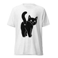 Sh!tty Kitty Lightweight T-Shirt - Solid White Triblend