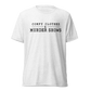 Comfy Clothes & Murder Shows Lightweight T-Shirt - Solid White Triblend