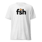 What Do You Call a Fish With No Eye? Lightweight T-Shirt - Solid White Triblend