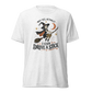 Drive a Stick Witch Lightweight T-Shirt - Solid White Triblend