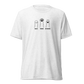 Rock Paper Scissors Lightweight T-Shirt - Solid White Triblend