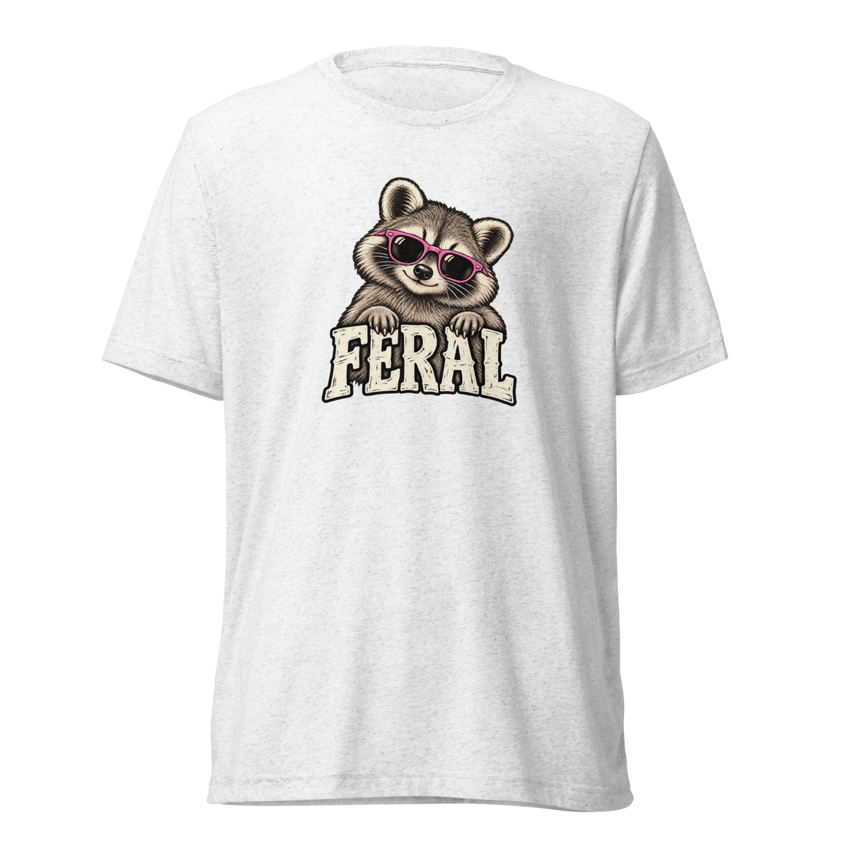 Feral Raccoon Lightweight T-Shirt