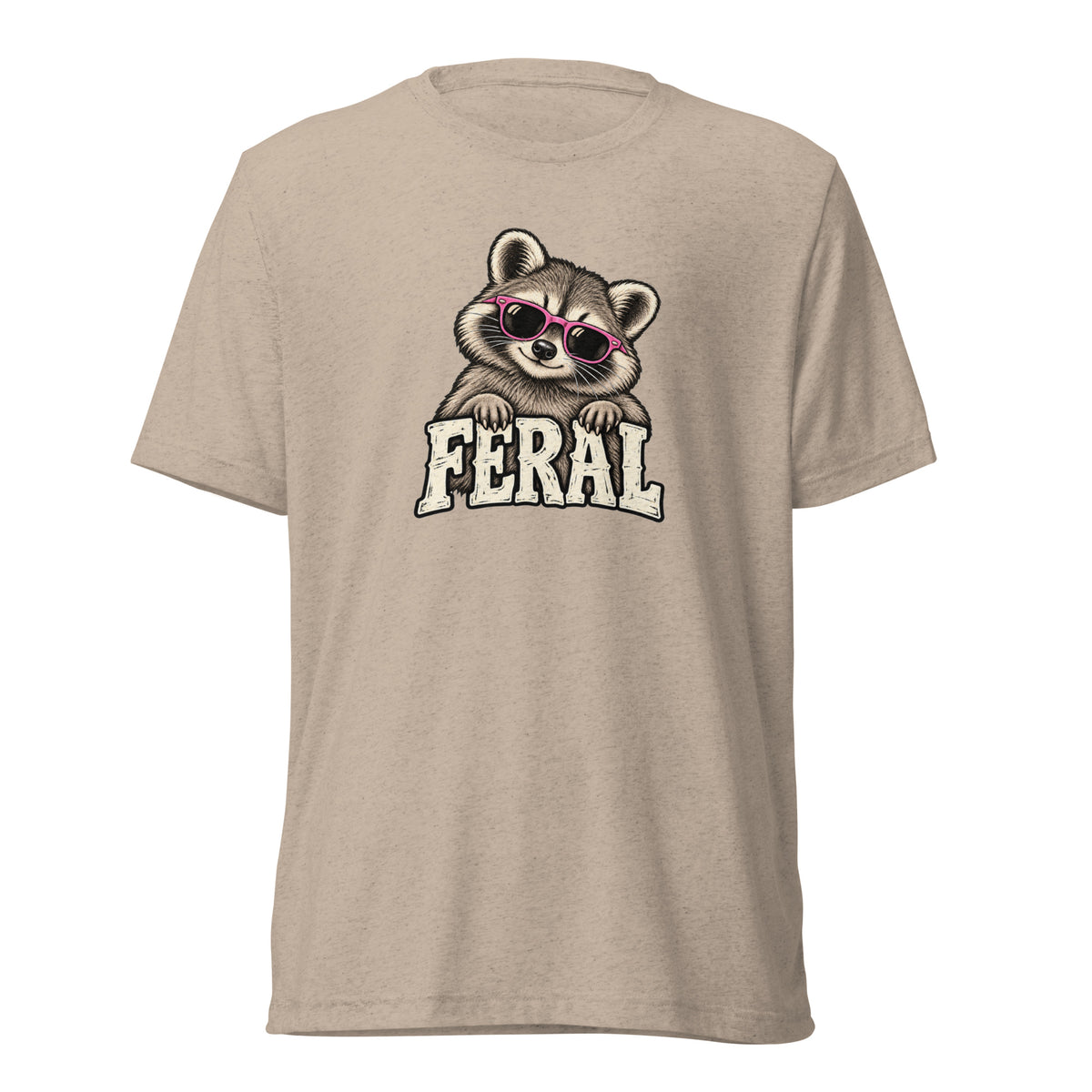 Feral Raccoon Lightweight T-Shirt