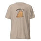 Chonk Cat T-Shirt in Tan Triblend, front