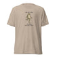 On My Way to Make the Vibes Weird T-Shirt in Tan Triblend, front