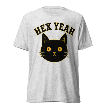 Hex Yeah Lightweight T-Shirt - White Fleck Triblend
