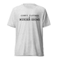 Comfy Clothes & Murder Shows Lightweight T-Shirt - White Fleck Triblend