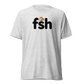 What Do You Call a Fish With No Eye? Lightweight T-Shirt - White Fleck Triblend