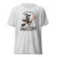Drive a Stick Witch Lightweight T-Shirt - White Fleck Triblend