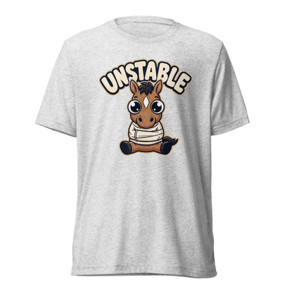 Unstable Lightweight T-Shirt - White Fleck Triblend