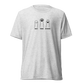 Rock Paper Scissors Lightweight T-Shirt - White Fleck Triblend