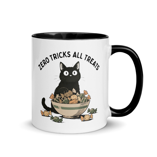 Zero Tricks All Treats Colored Mug
