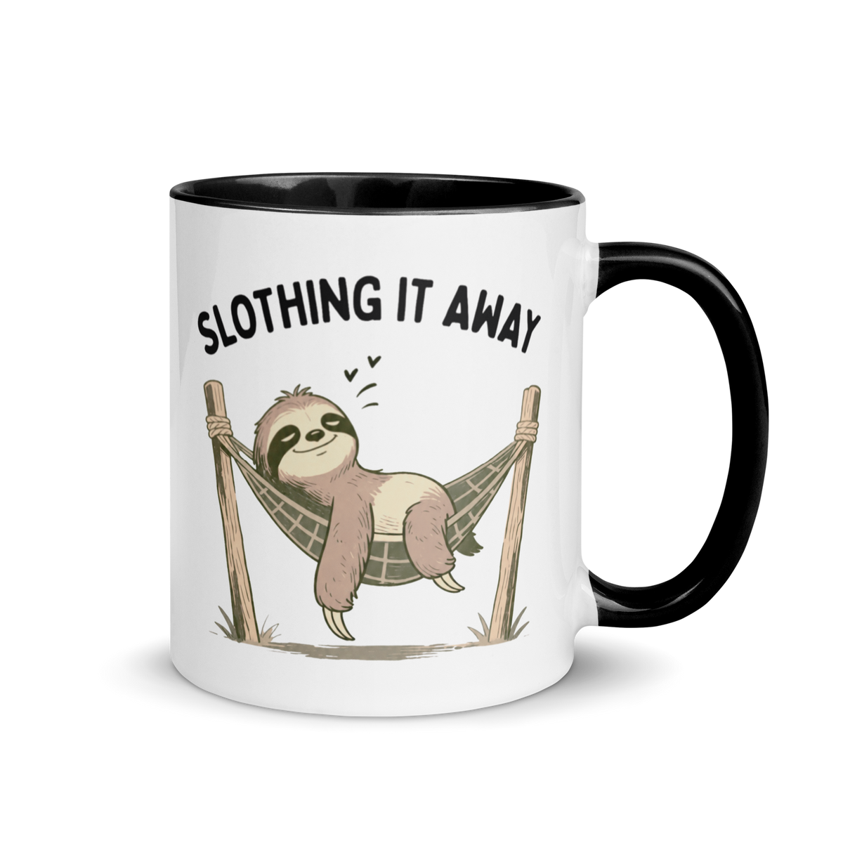 Slothing It Away Colored Mug