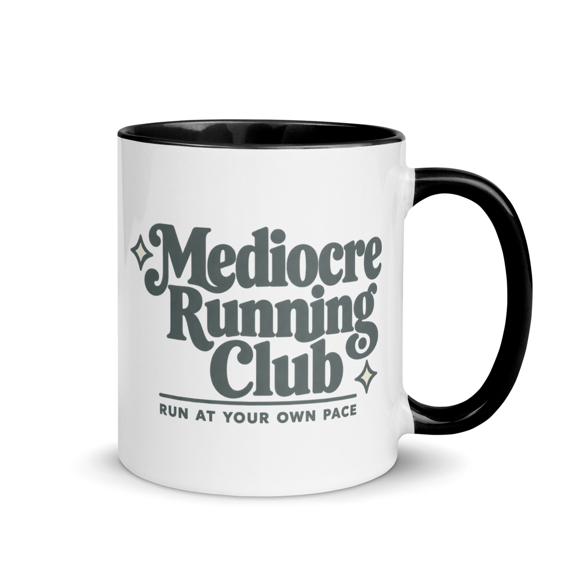Mediocre Running Club Colored Mug