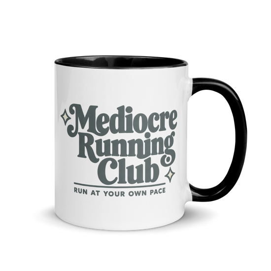 Mediocre Running Club Colored Mug