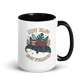 Not Fast Not Furious Colored Mug – Black 15 oz, handle on right