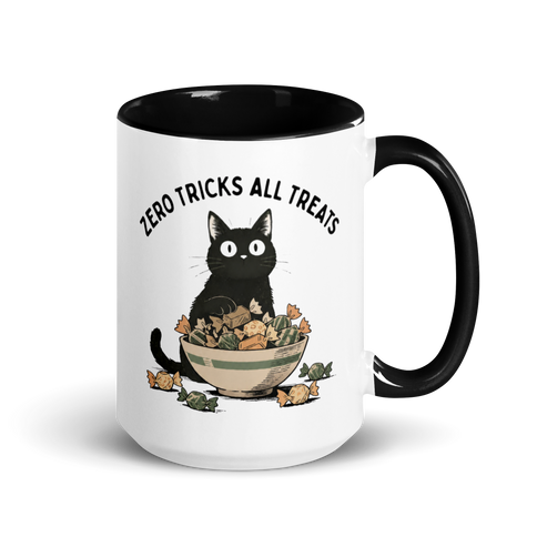 Zero Tricks All Treats Colored Mug